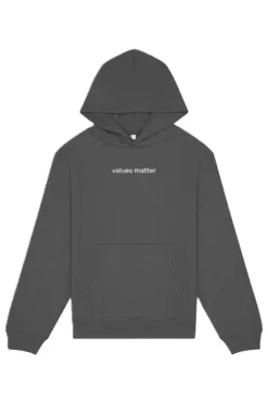 Alternative view of Values Matter Hoodie